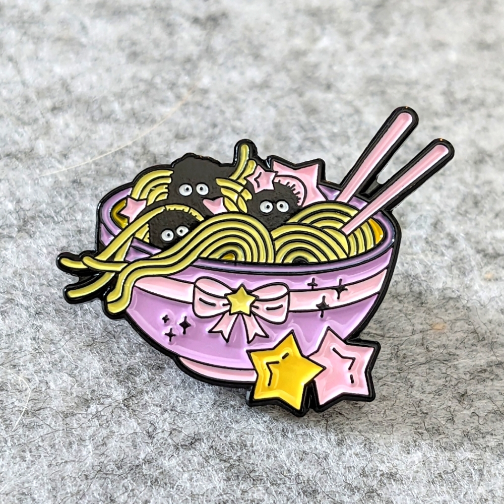 Bowl of Noodles and ... something else Pin